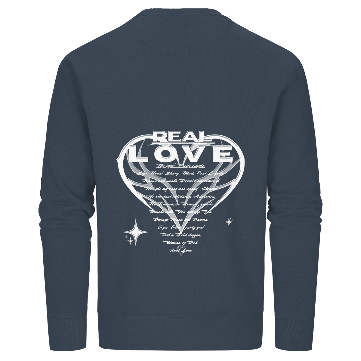 The REAL LOVE BASiCS - Organic Basic Unisex Sweatshirt