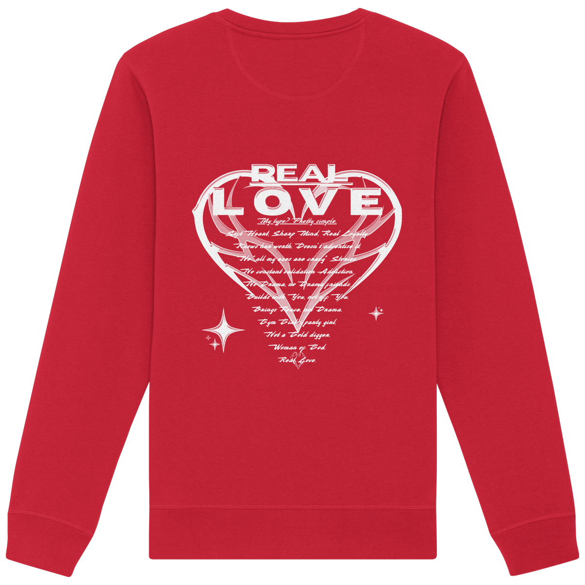 The REAL LOVE BASiCS - Organic Basic Unisex Sweatshirt
