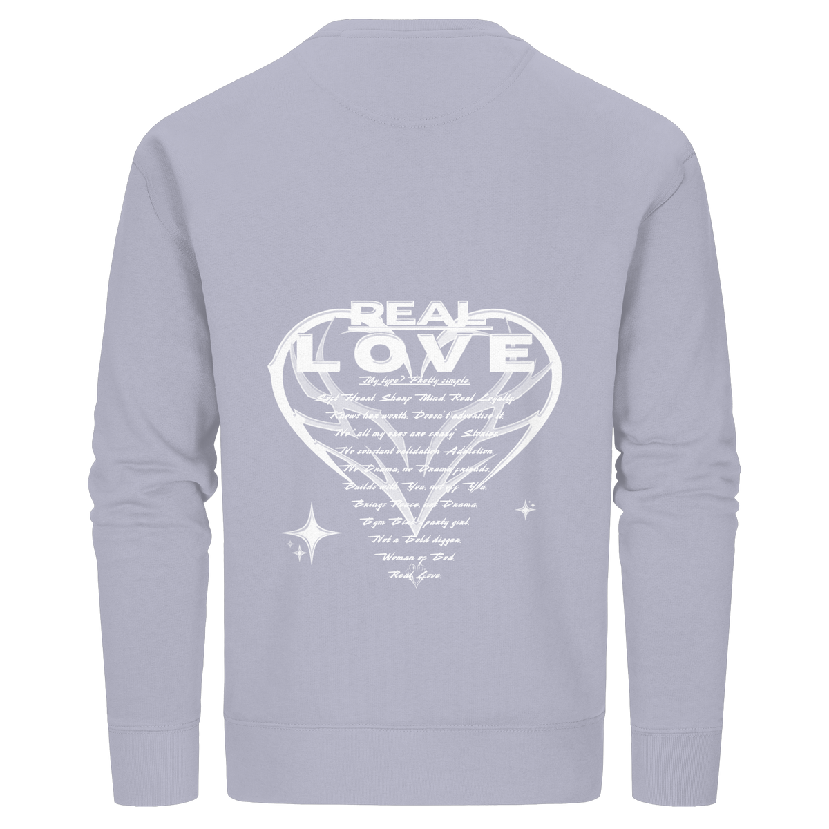 The REAL LOVE BASiCS - Organic Basic Unisex Sweatshirt