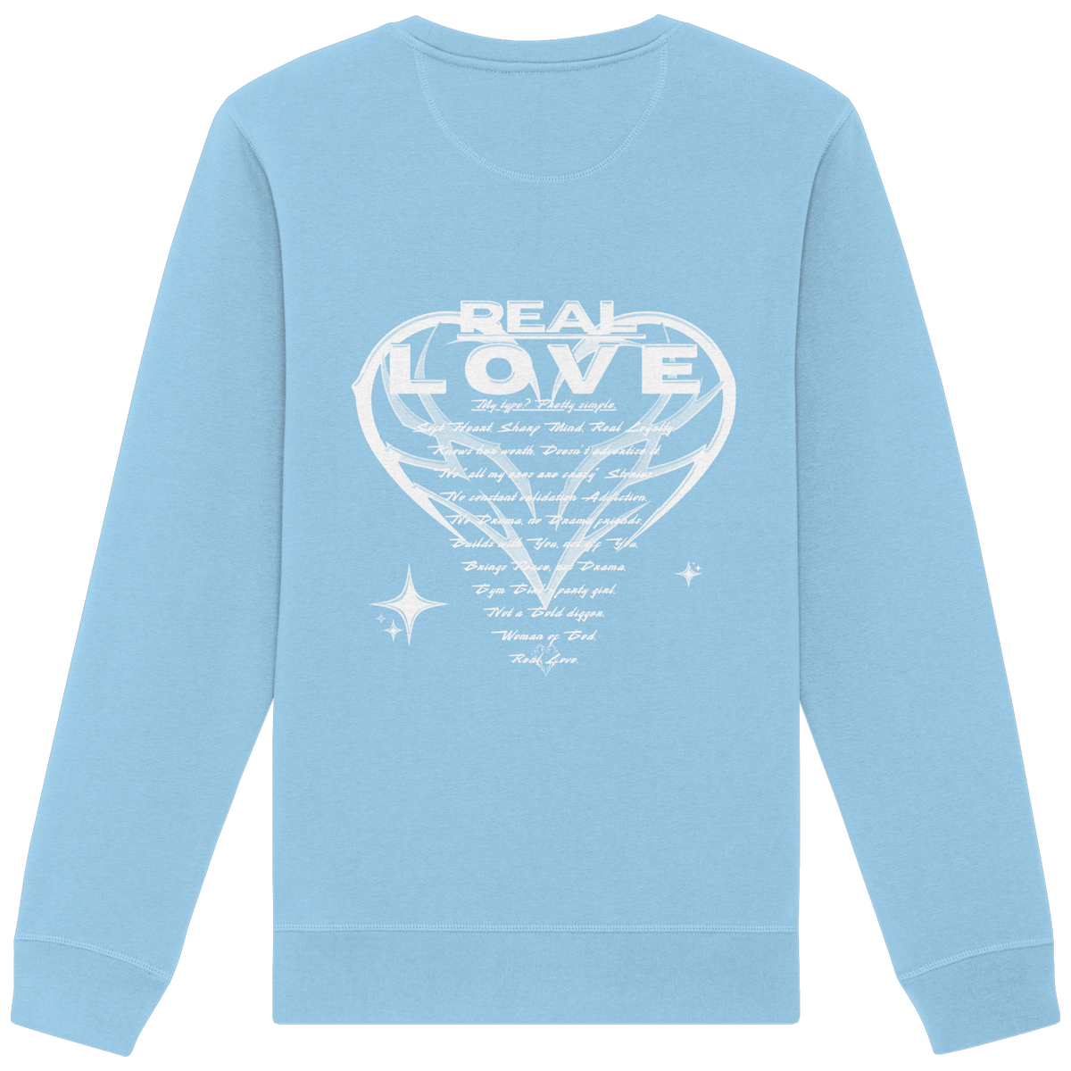 The REAL LOVE BASiCS - Organic Basic Unisex Sweatshirt