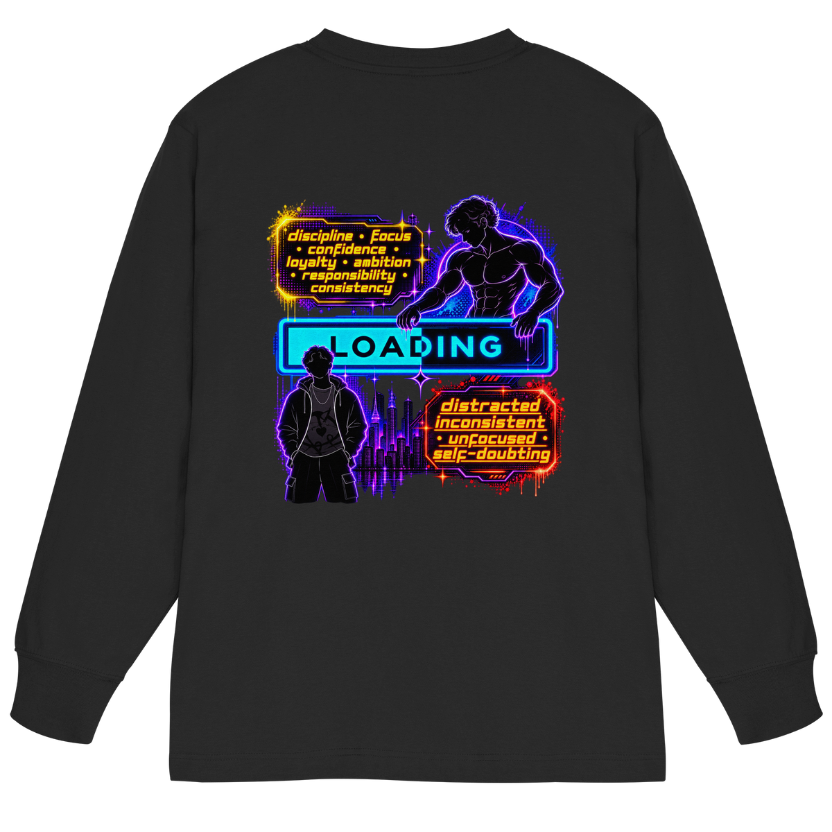 LOADiNG - Organic Heavy Oversized Longsleeve T-Shirt