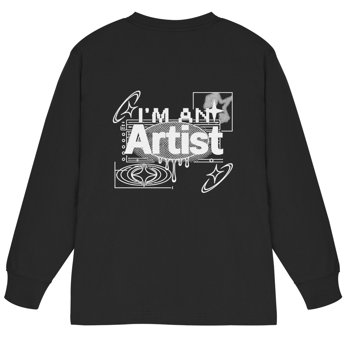 The Artist BASiCS - Organic Heavy Oversized Longsleeve T-Shirt