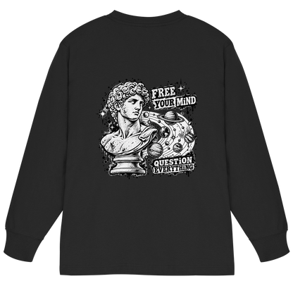 The Philosopher - Organic Heavy Oversized Longsleeve T-Shirt