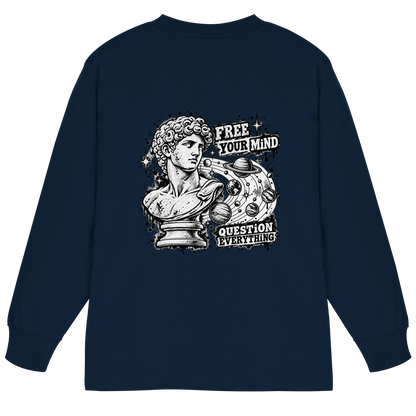 The Philosopher - Organic Heavy Oversized Longsleeve T-Shirt