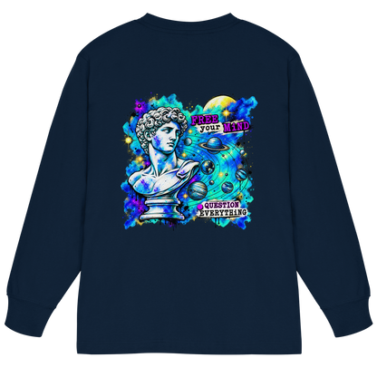 The Philosopher - Organic Heavy Oversized Longsleeve T-Shirt