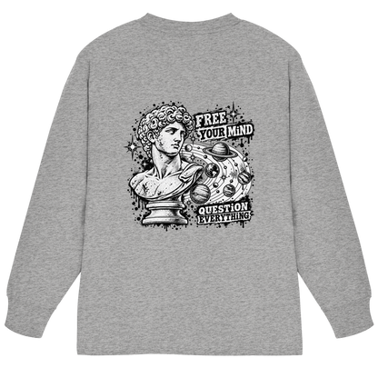 The Philosopher - Organic Heavy Oversized Longsleeve T-Shirt