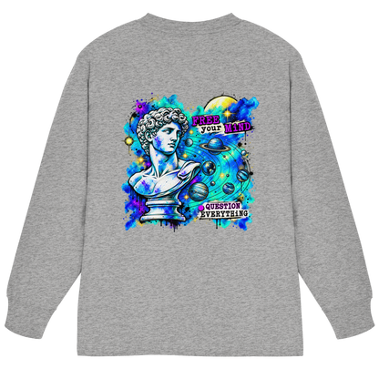 The Philosopher - Organic Heavy Oversized Longsleeve T-Shirt