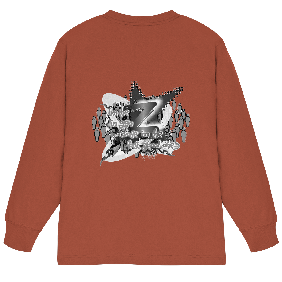 The Rebellion Z BASiC - Organic Heavy Oversized Longsleeve T-Shirt