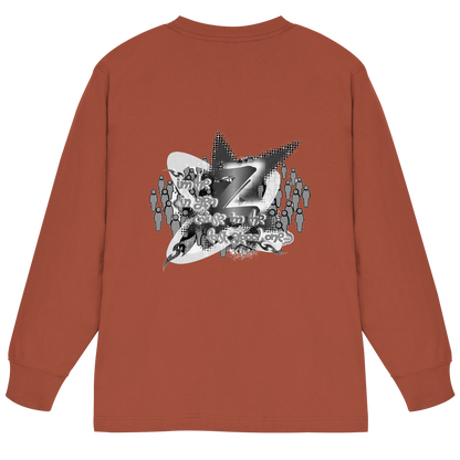 The Rebellion Z BASiC - Organic Heavy Oversized Longsleeve T-Shirt