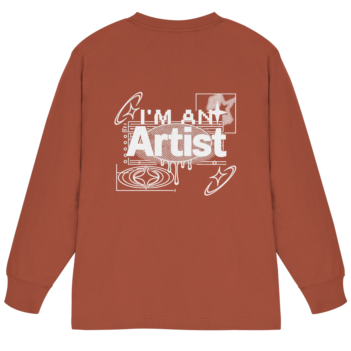 The Artist BASiCS - Organic Heavy Oversized Longsleeve T-Shirt