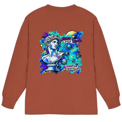 The Philosopher - Organic Heavy Oversized Longsleeve T-Shirt