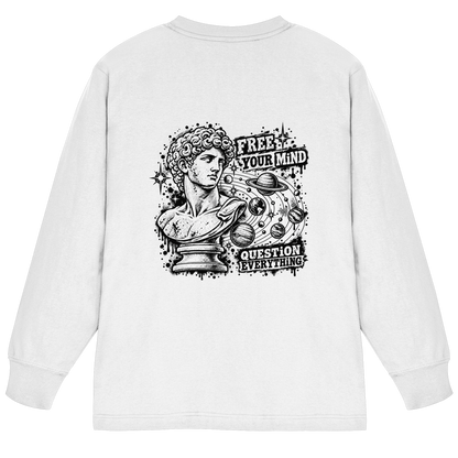 The Philosopher - Organic Heavy Oversized Longsleeve T-Shirt