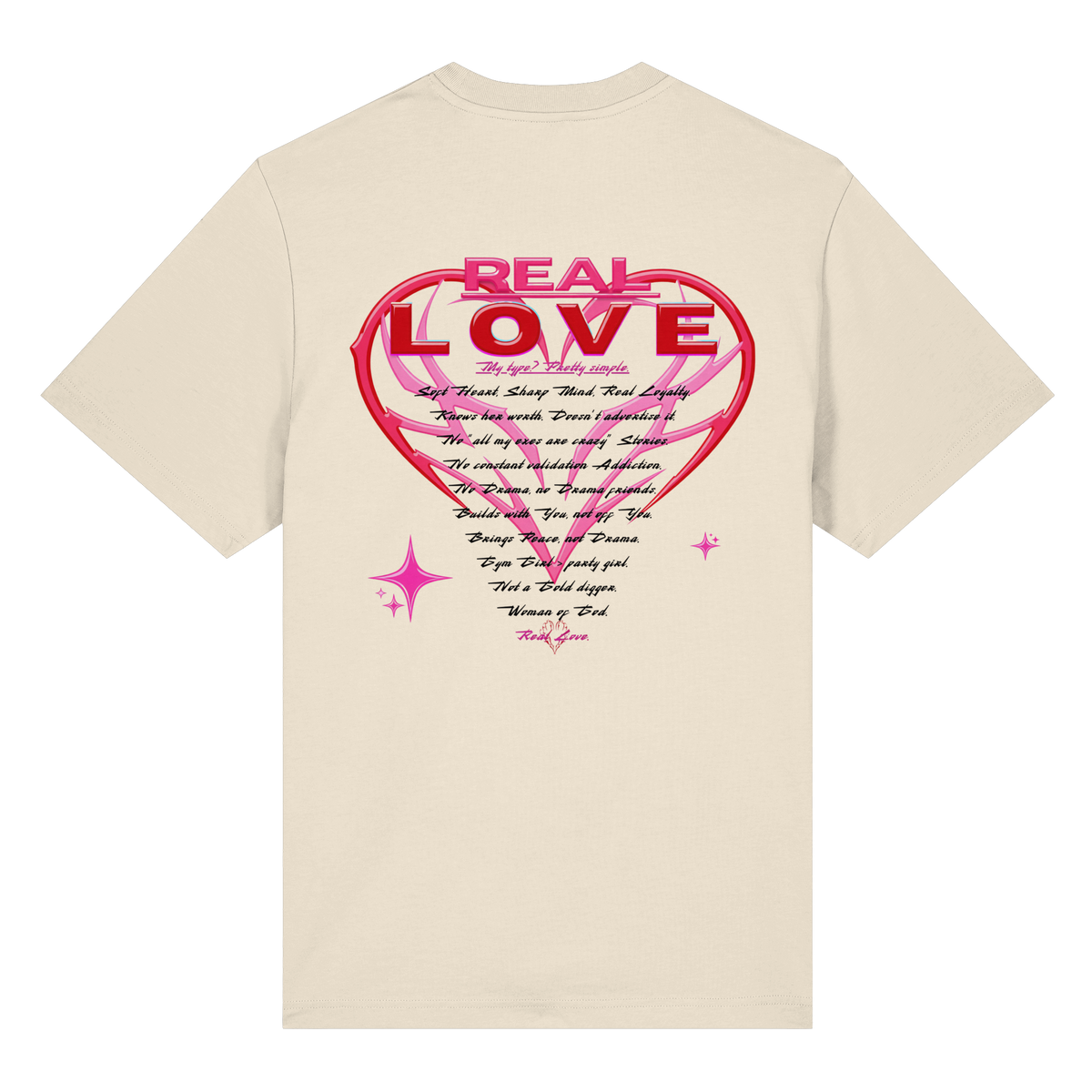 The Real Love - Organic Heavy Shirt
