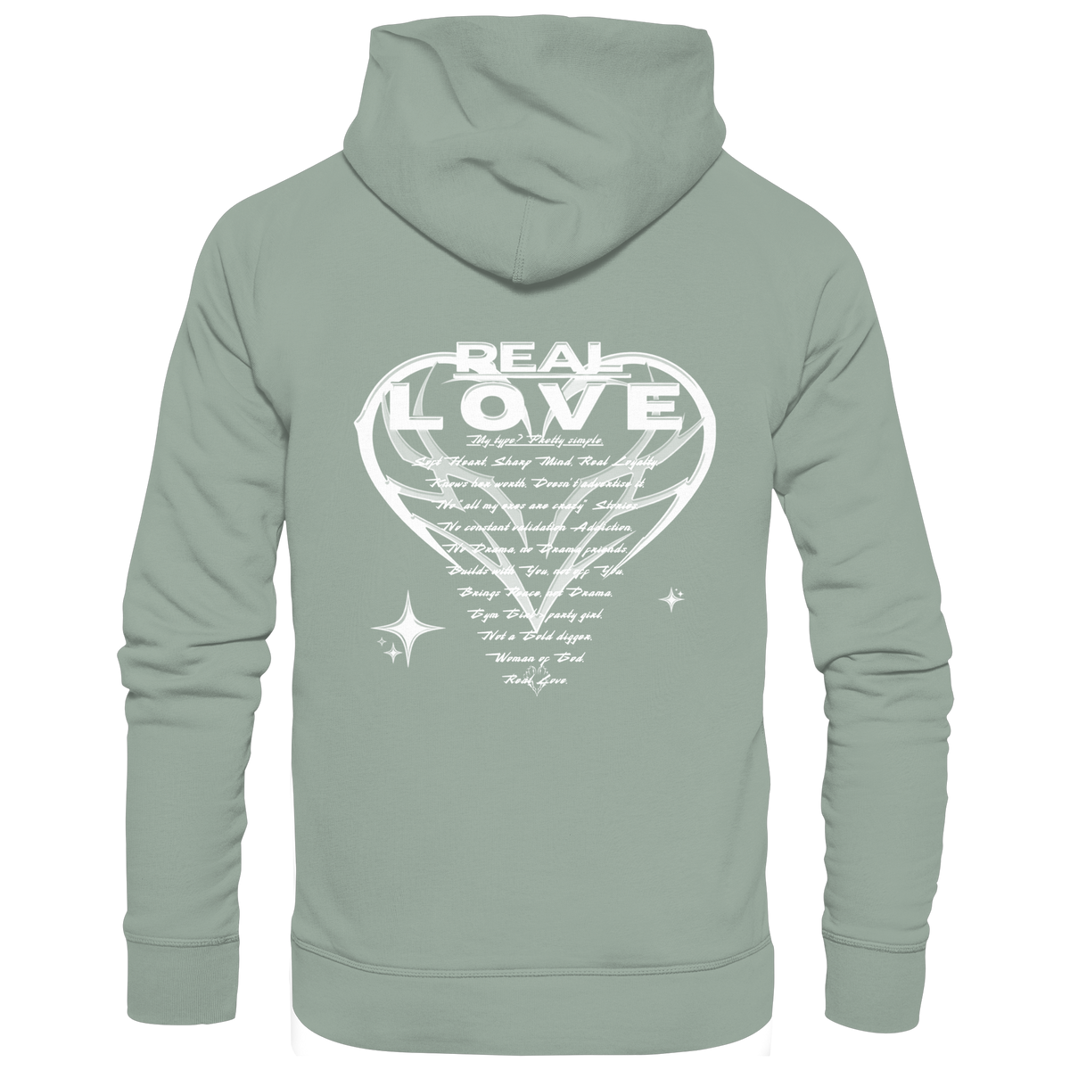 The REAL LOVE BASiCS - Organic Hoodie