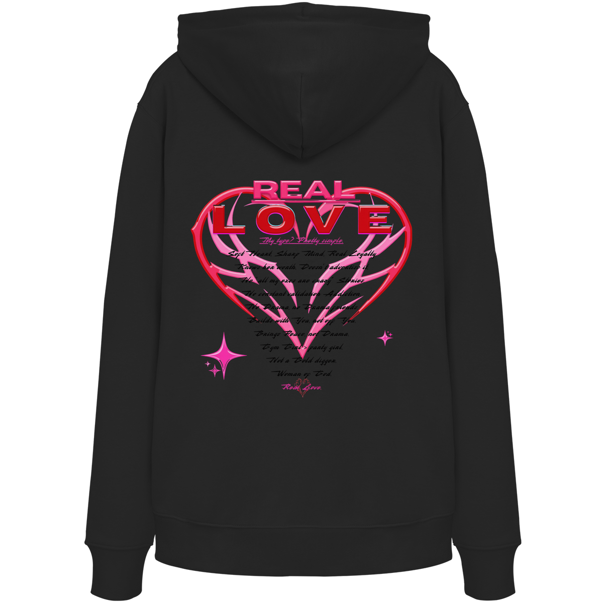 The Real Love - Organic Hoodie