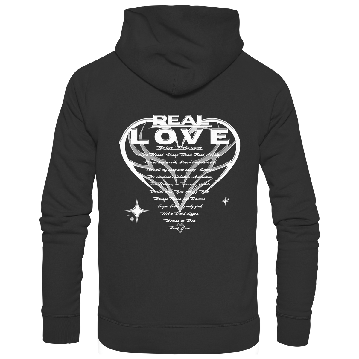 The REAL LOVE BASiCS - Organic Hoodie