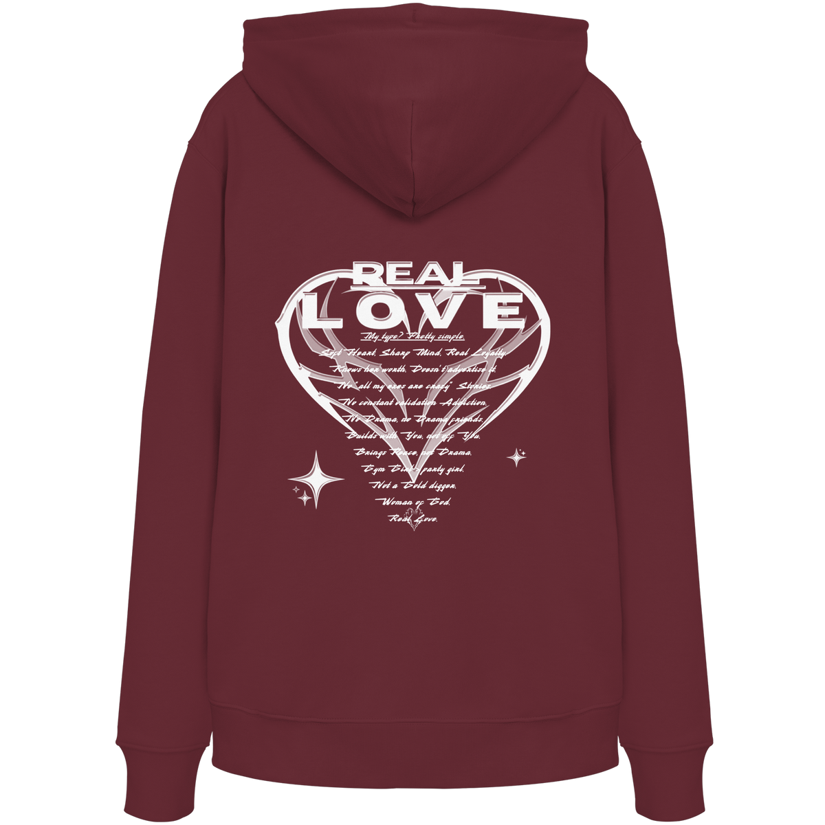The REAL LOVE BASiCS - Organic Hoodie