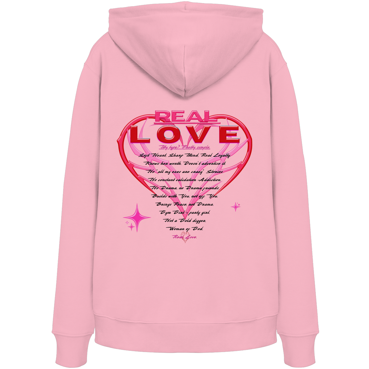 The Real Love - Organic Hoodie