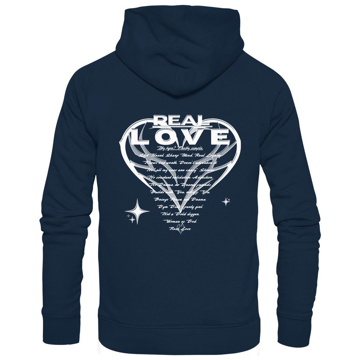 The REAL LOVE BASiCS - Organic Hoodie