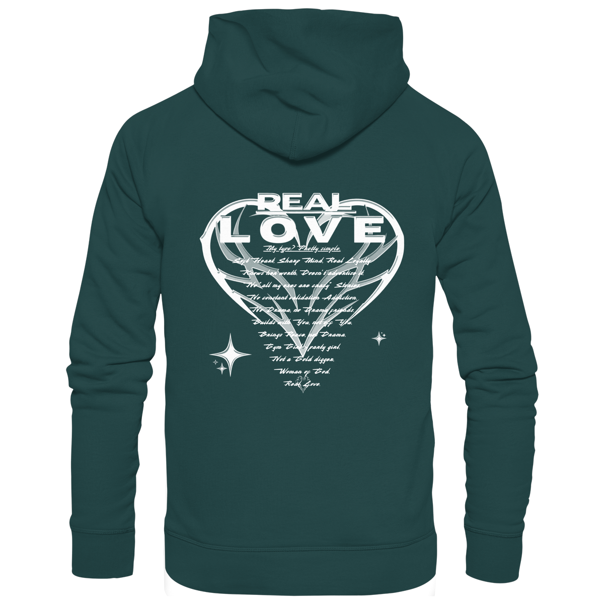 The REAL LOVE BASiCS - Organic Hoodie