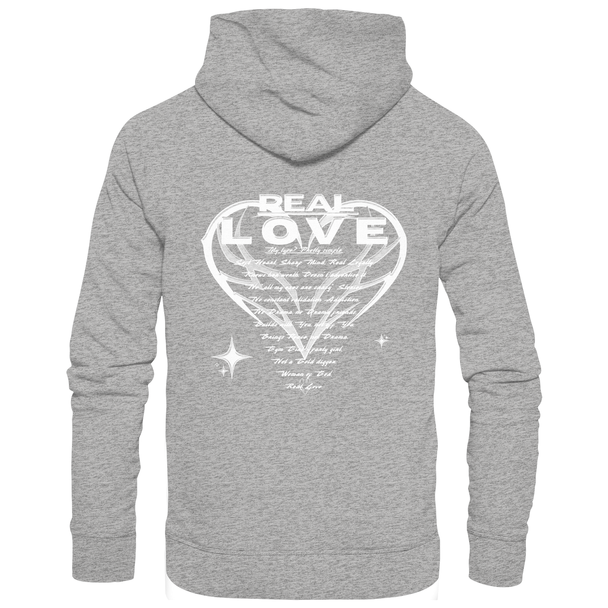 The REAL LOVE BASiCS - Organic Hoodie