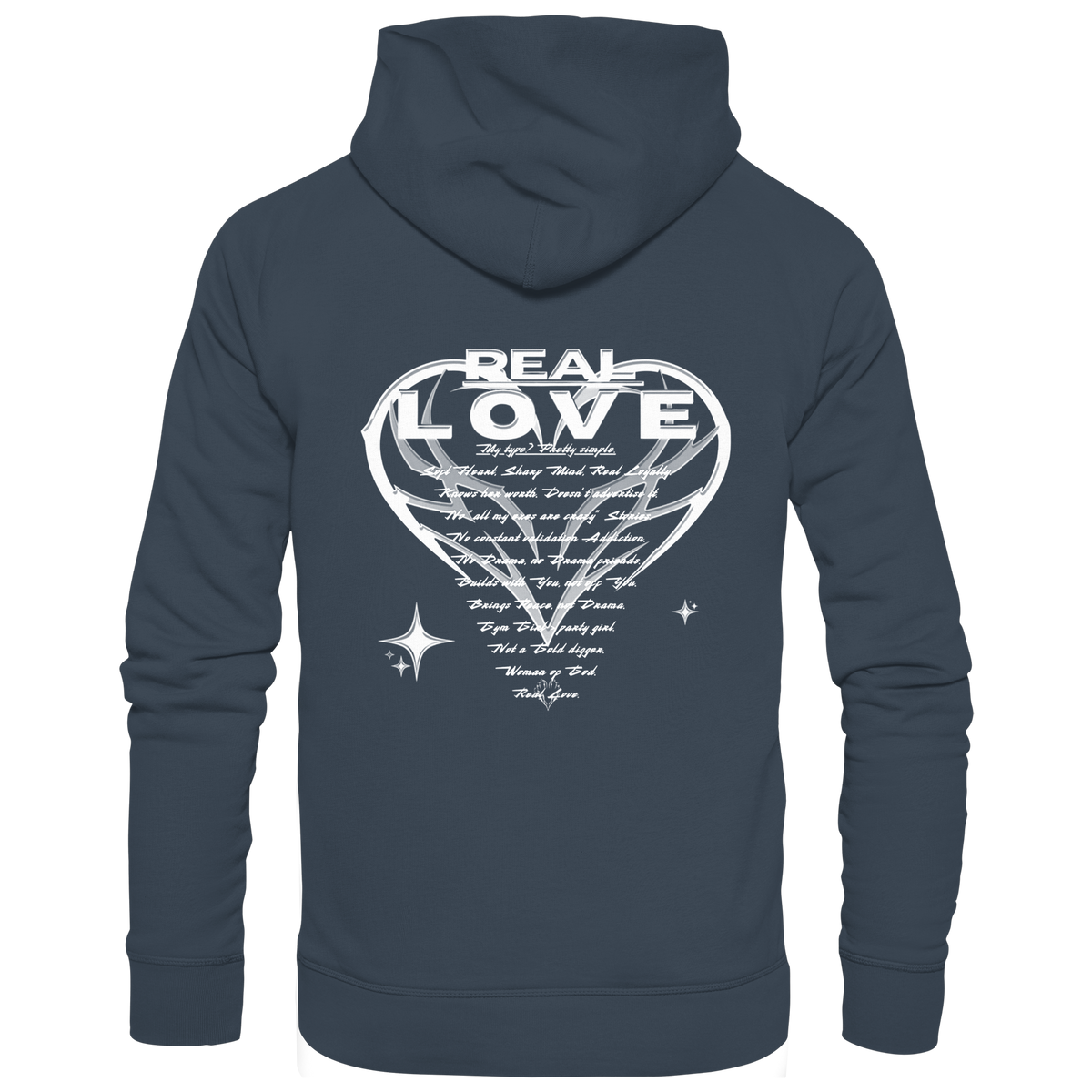 The REAL LOVE BASiCS - Organic Hoodie