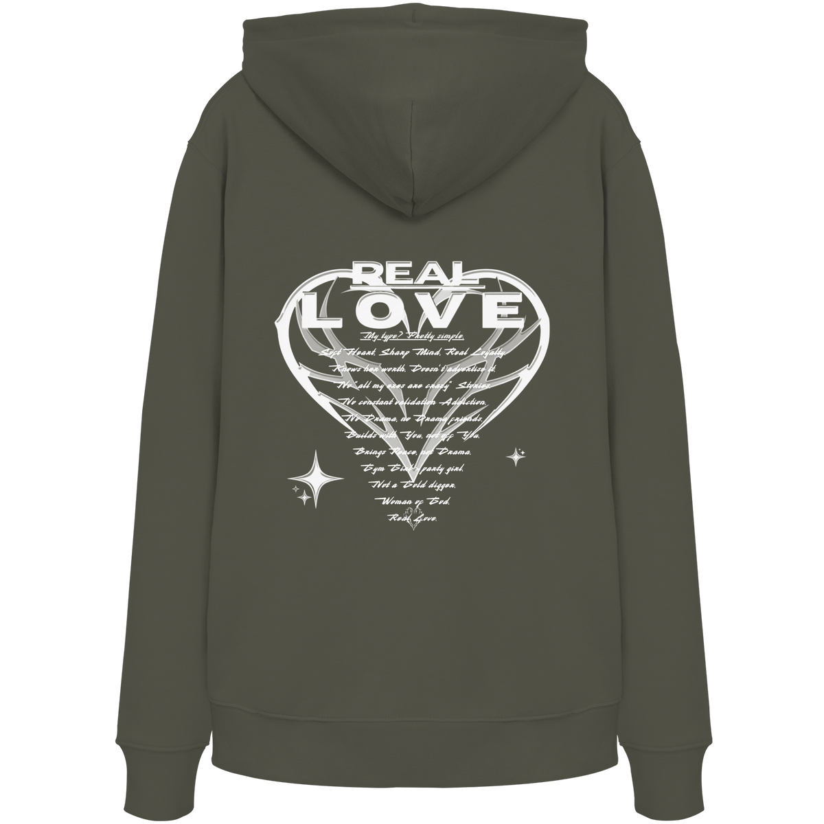 The REAL LOVE BASiCS - Organic Hoodie