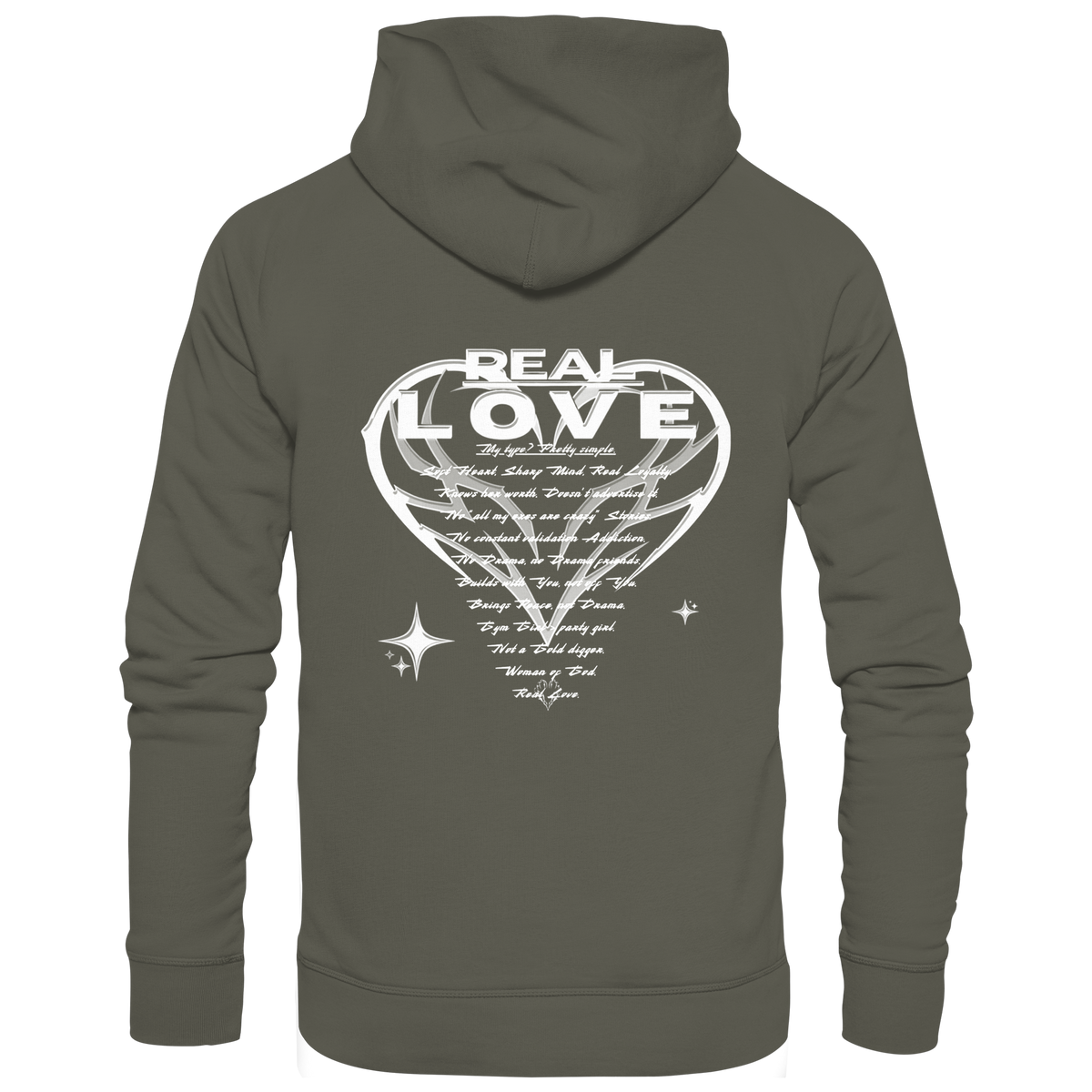 The REAL LOVE BASiCS - Organic Hoodie