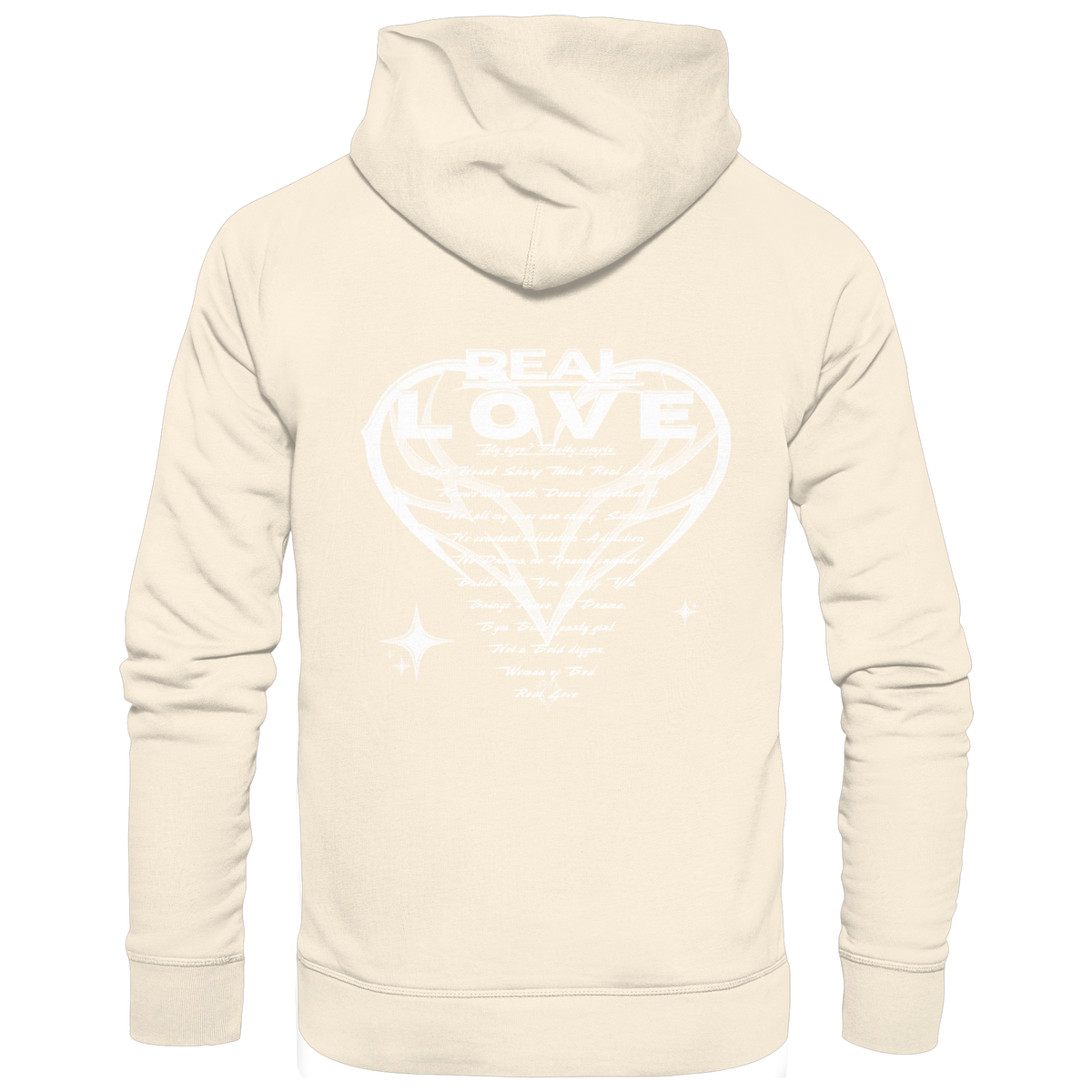 The REAL LOVE BASiCS - Organic Hoodie