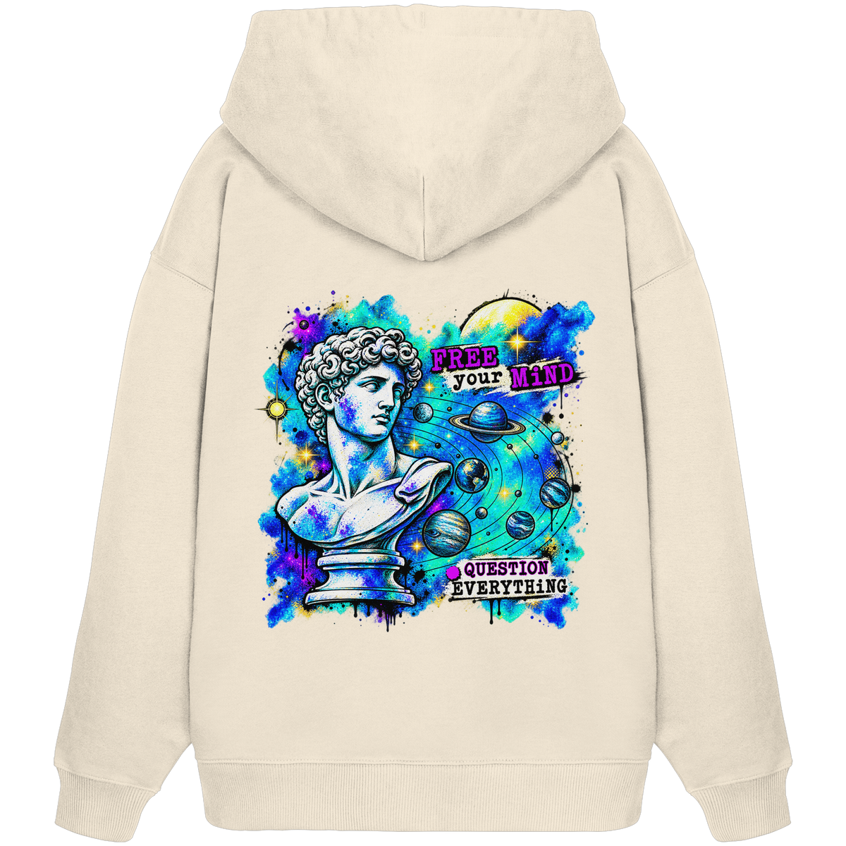 The Philosopher - Organic Oversize Hoodie