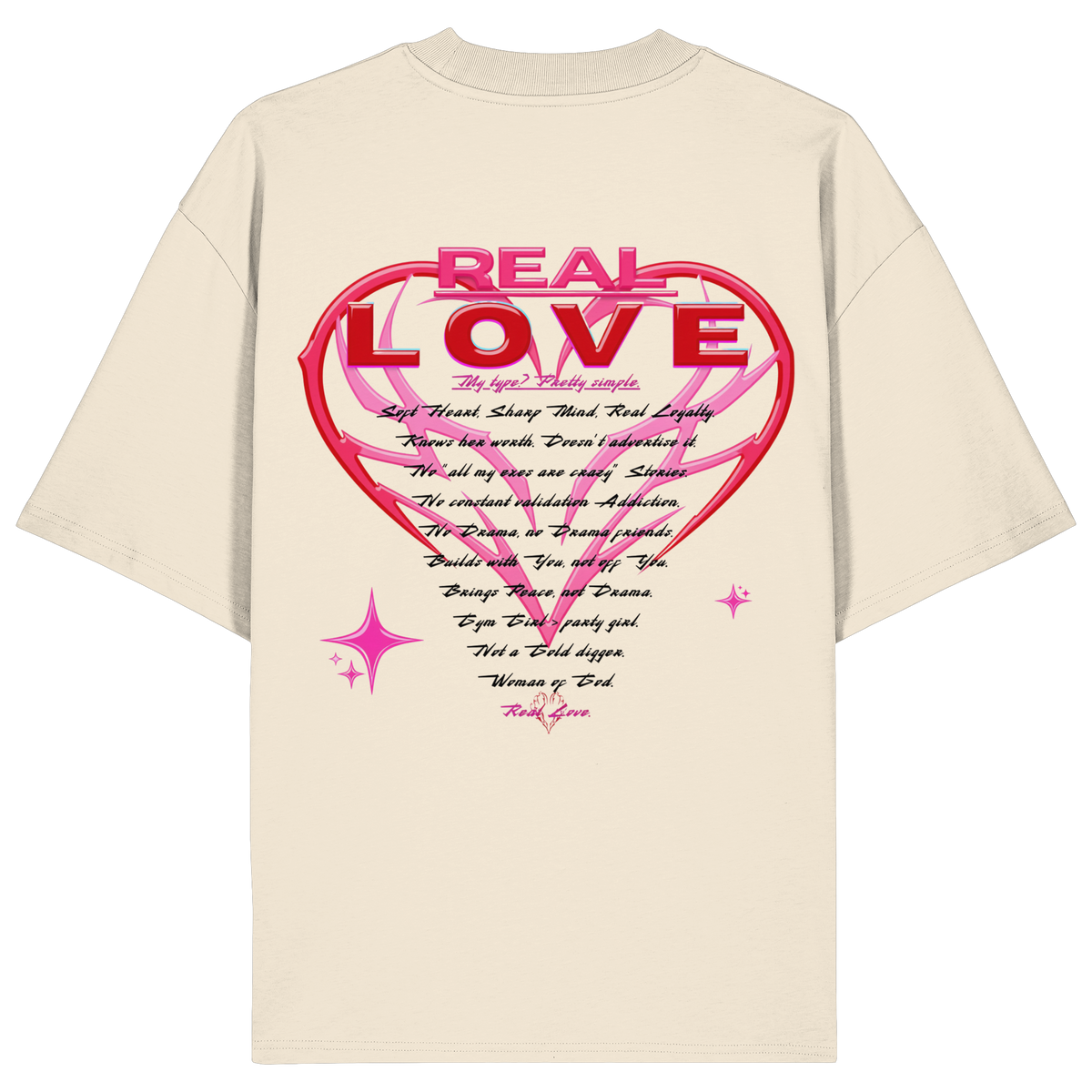 The Real Love - Organic Oversize Shirt