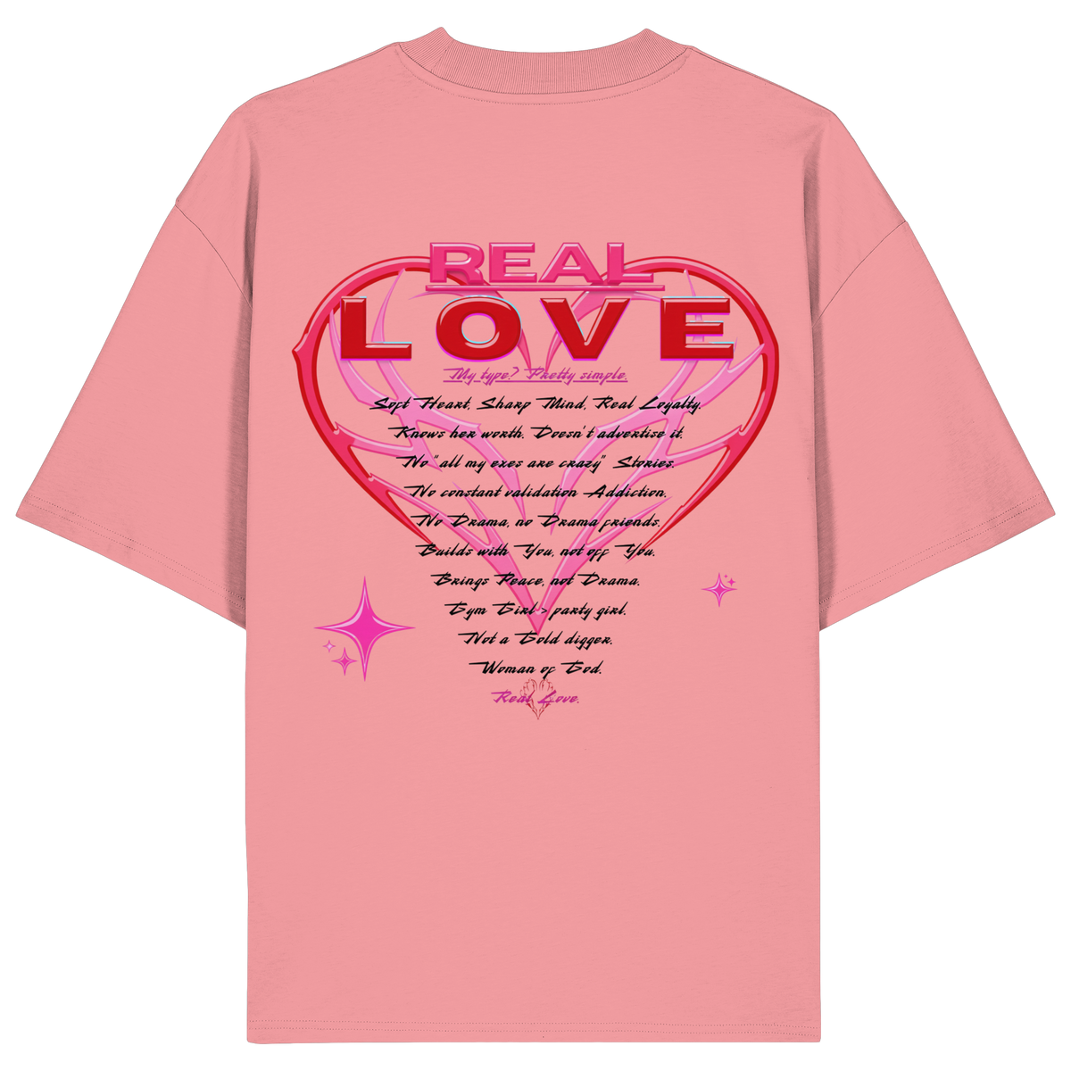 The Real Love - Organic Oversize Shirt