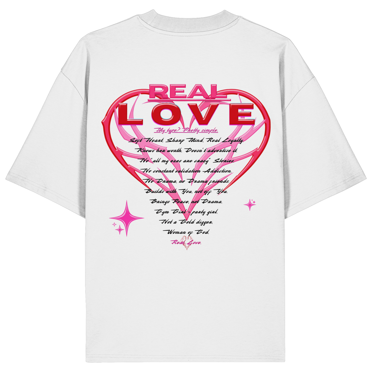 The Real Love - Organic Oversize Shirt