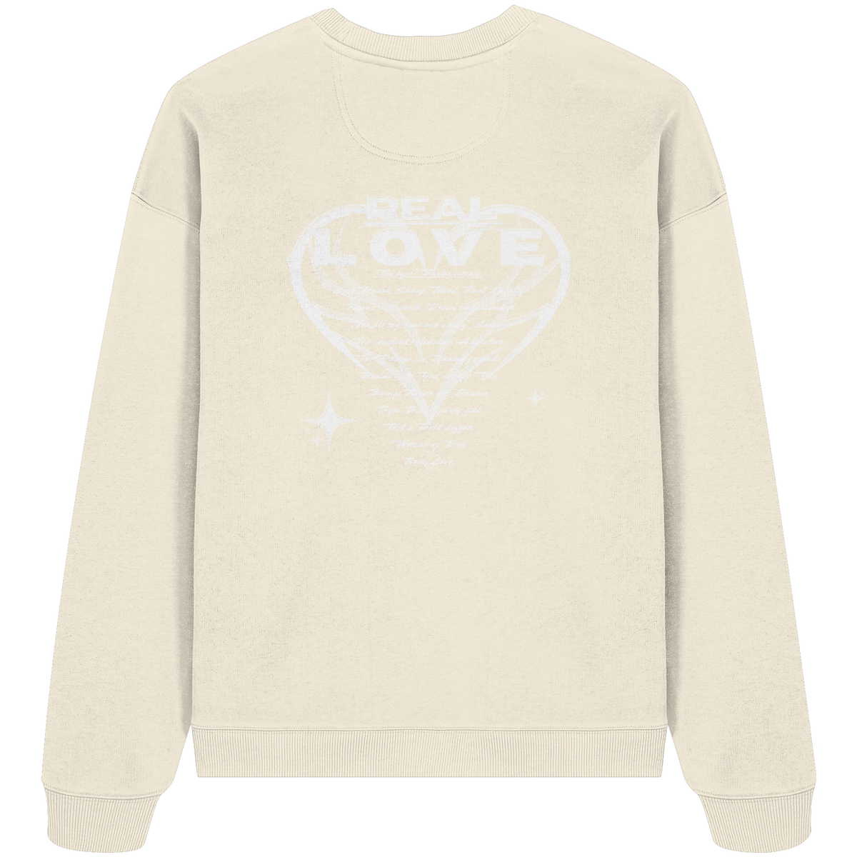 The REAL LOVE BASiCS - Organic Oversize Sweatshirt