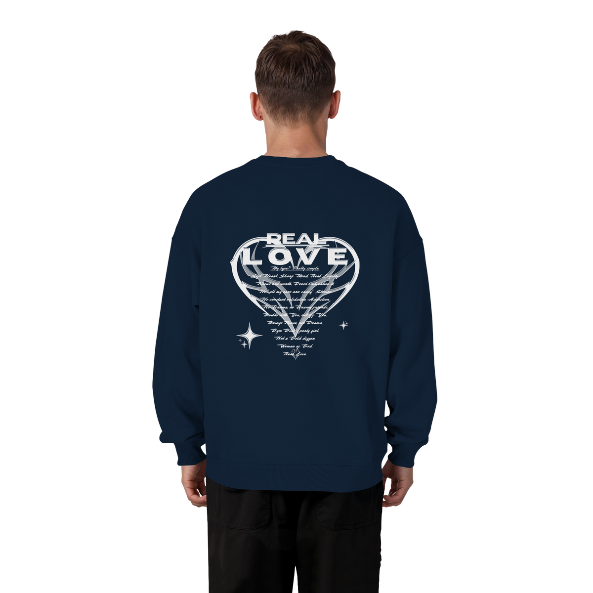 The REAL LOVE BASiCS - Organic Oversize Sweatshirt