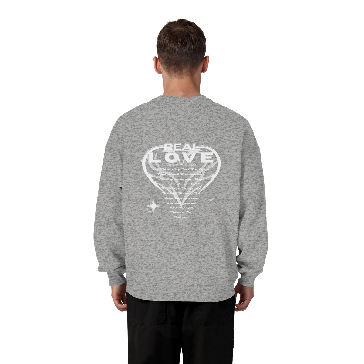 The REAL LOVE BASiCS - Organic Oversize Sweatshirt
