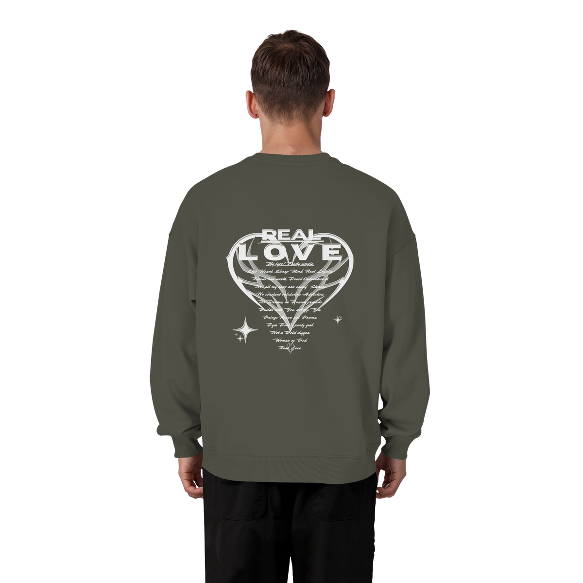 The REAL LOVE BASiCS - Organic Oversize Sweatshirt