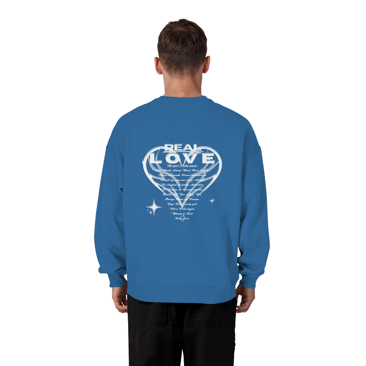 The REAL LOVE BASiCS - Organic Oversize Sweatshirt