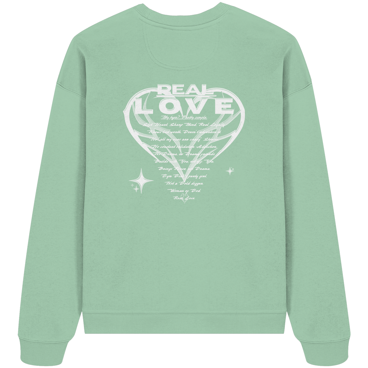 The REAL LOVE BASiCS - Organic Oversize Sweatshirt