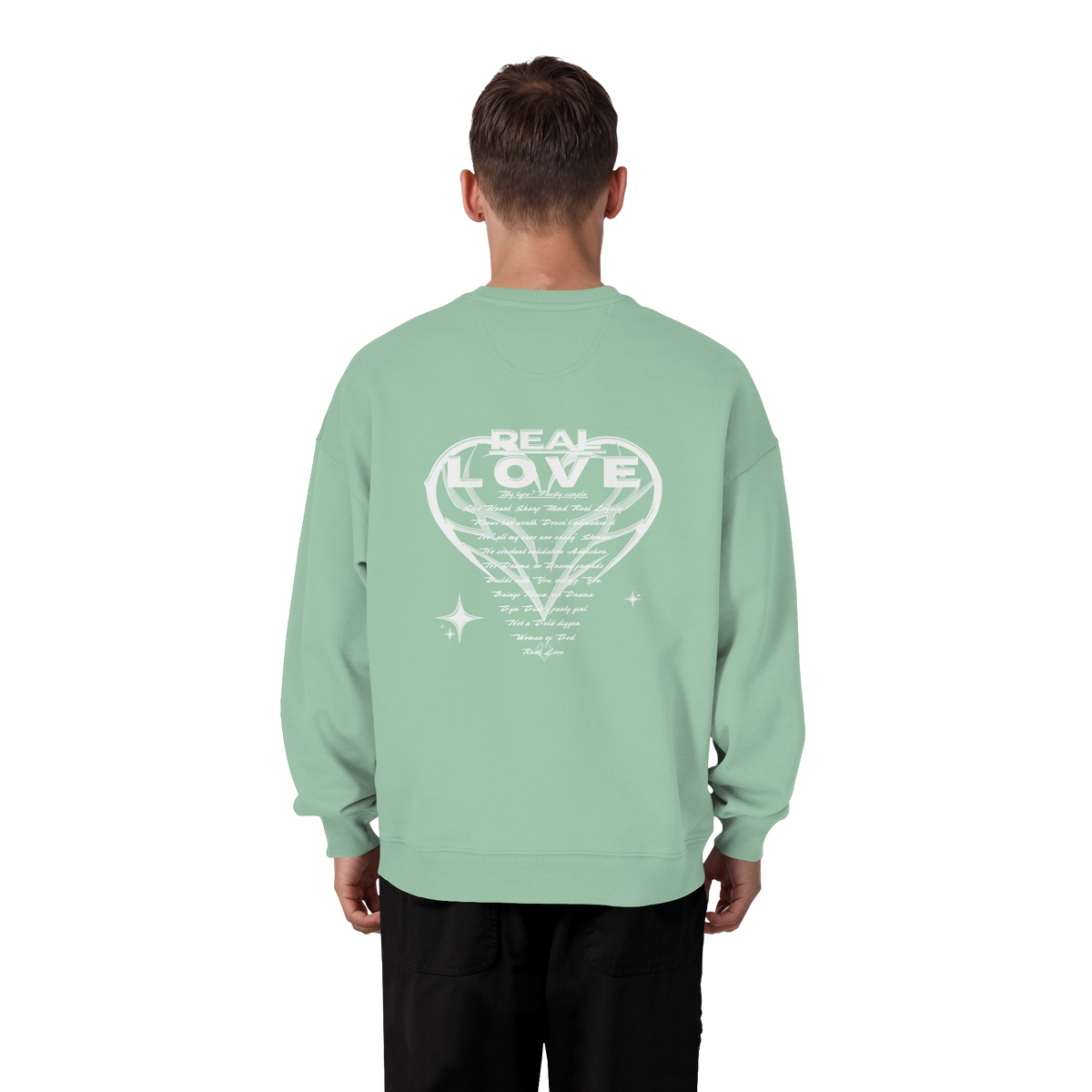 The REAL LOVE BASiCS - Organic Oversize Sweatshirt
