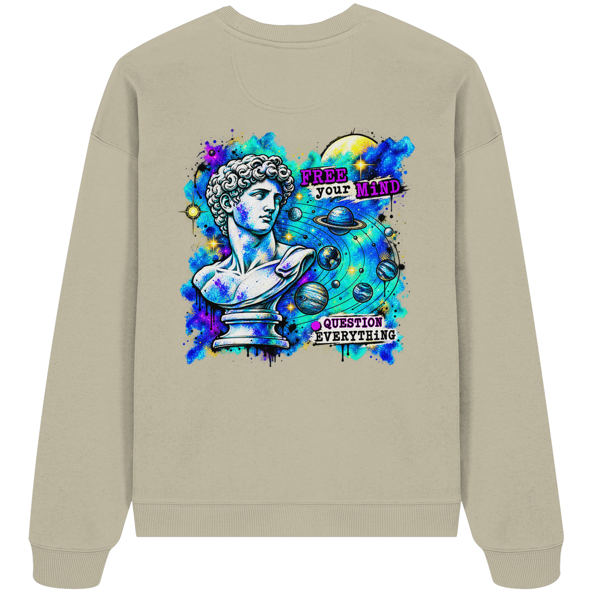 The Philosopher - Organic Oversize Sweatshirt