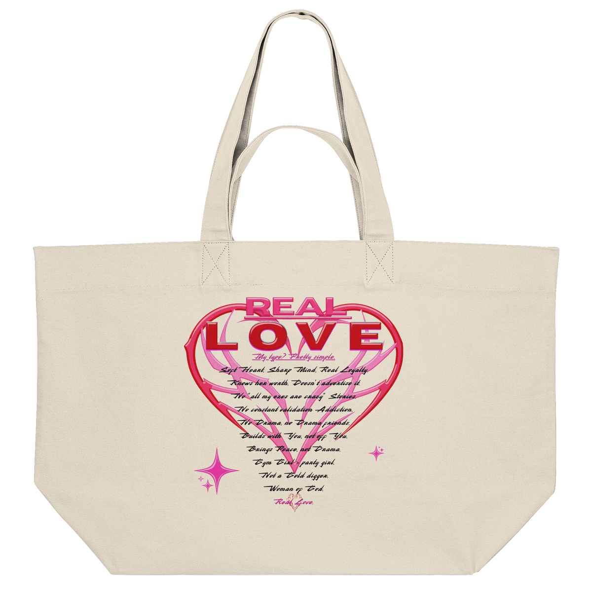 The Real Love - Organic Shopping-Bag