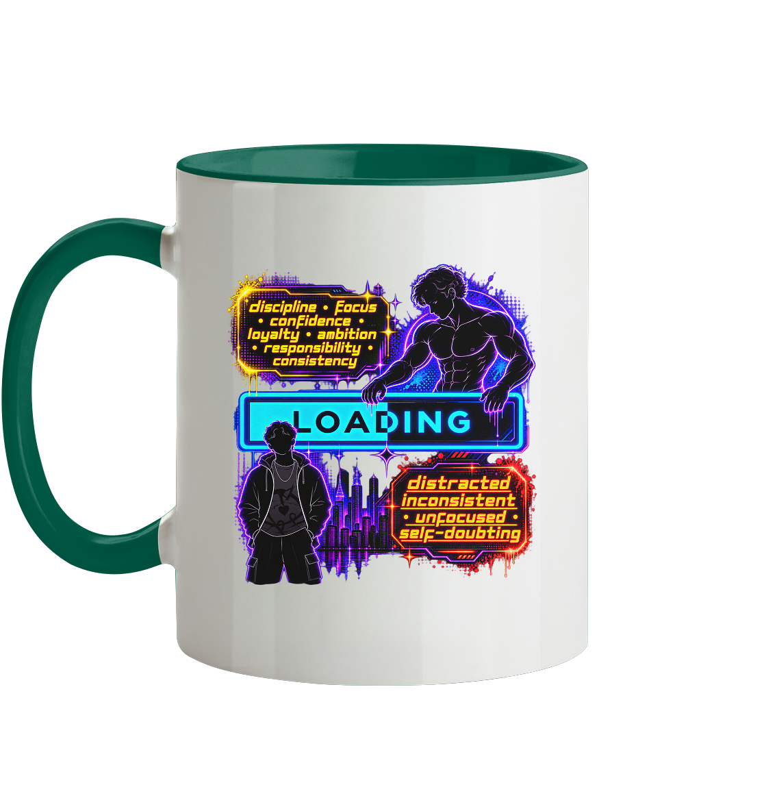 LOADiNG - Tasse zweifarbig