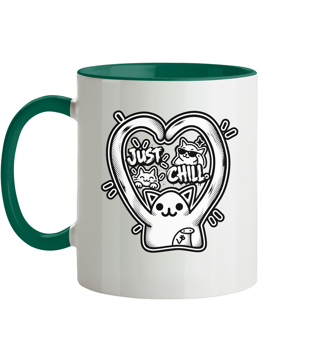 low CORTiSOL - Tasse zweifarbig