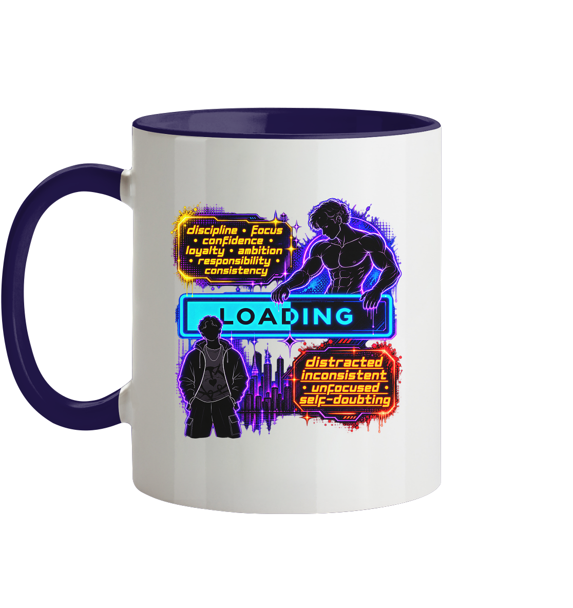 LOADiNG - Tasse zweifarbig