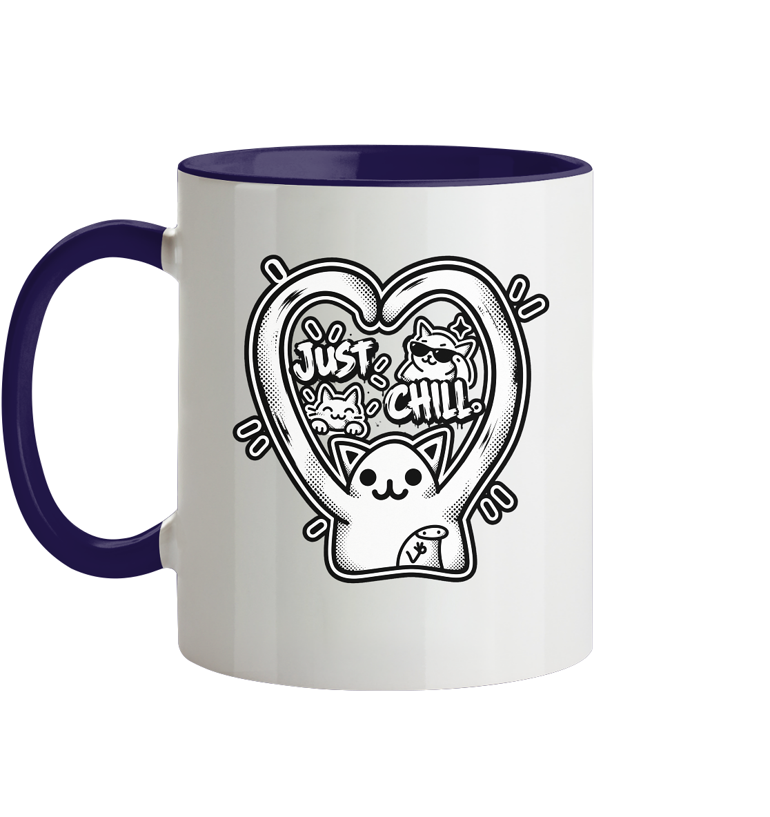 low CORTiSOL - Tasse zweifarbig