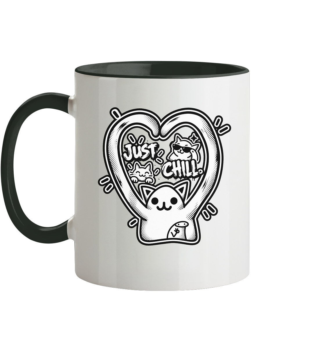 low CORTiSOL - Tasse zweifarbig
