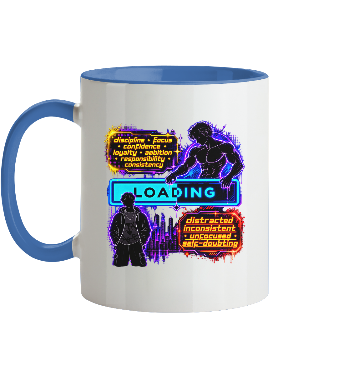 LOADiNG - Tasse zweifarbig