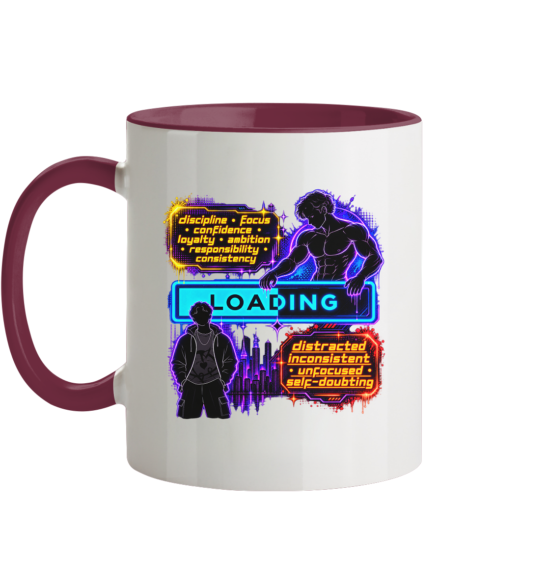 LOADiNG - Tasse zweifarbig