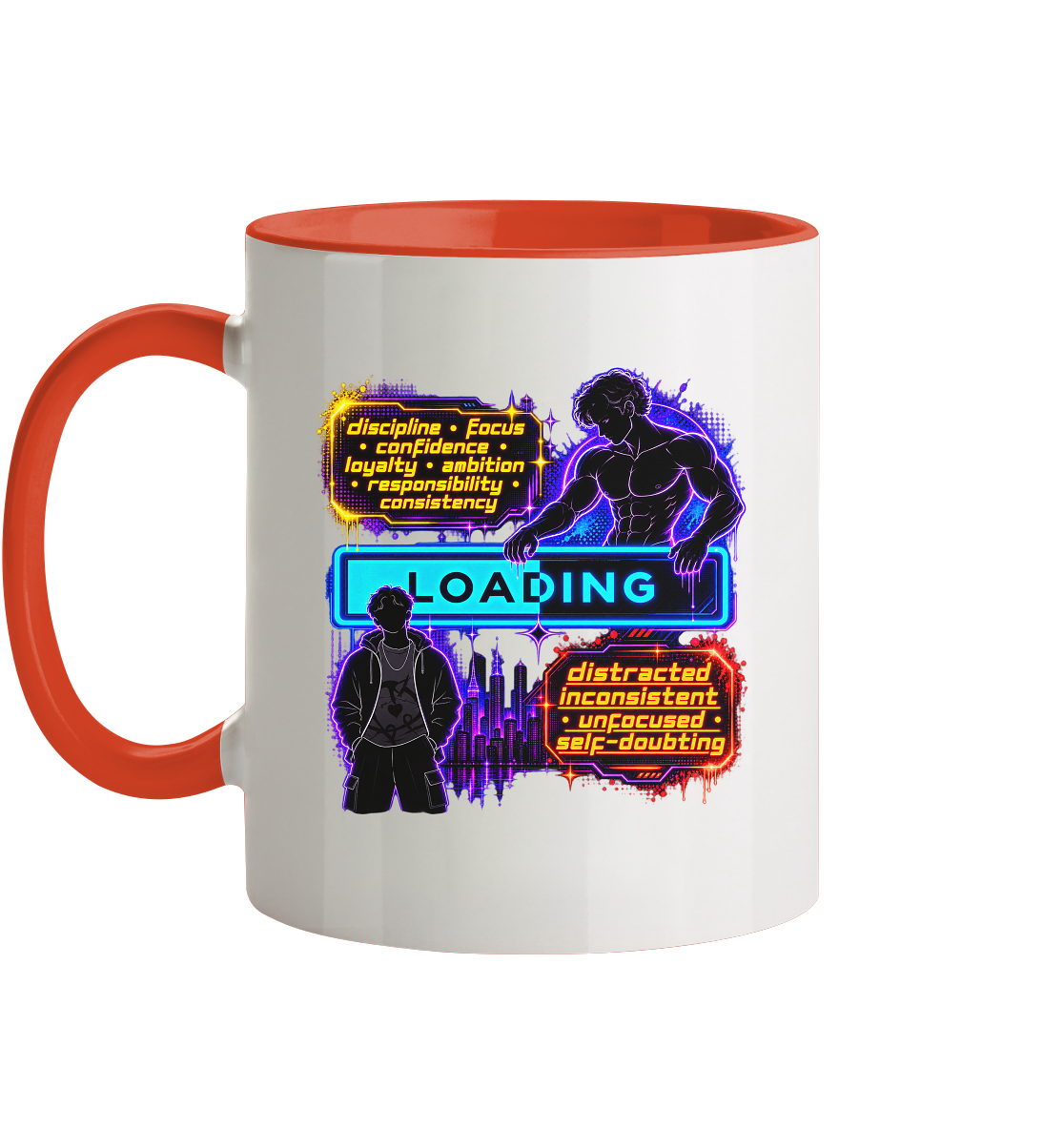LOADiNG - Tasse zweifarbig